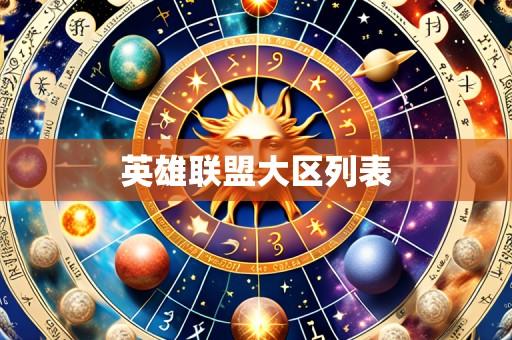 英雄联盟大区列表