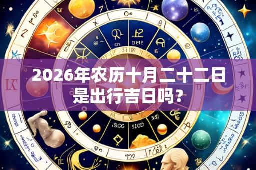2026年农历十月二十二日是出行吉日吗？