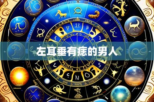 左耳垂有痣的男人