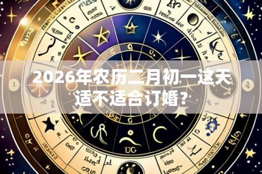 2026年农历二月初一这天适不适合订婚?