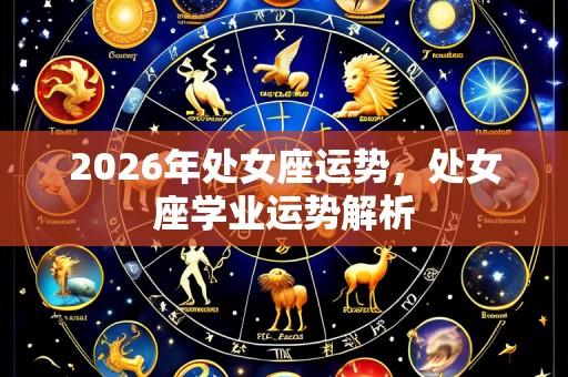 2026年处女座运势,处女座学业运势解析