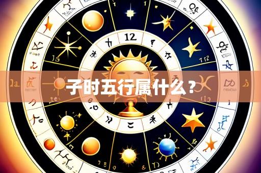 子时五行属什么?