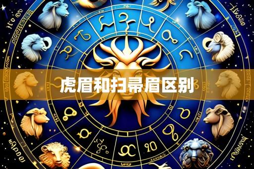 虎眉和扫帚眉区别