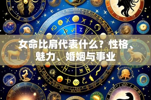 女命比肩代表什么?性格、魅力、婚姻与事业