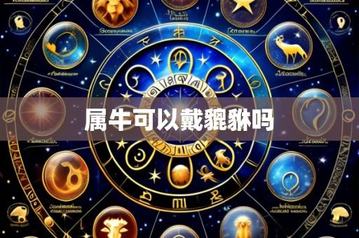 属牛可以戴貔貅吗