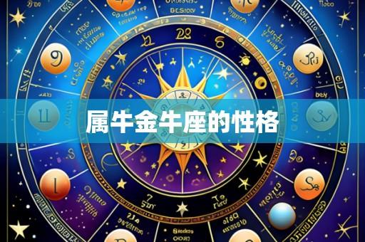 属牛金牛座的性格