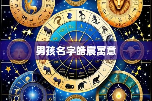 男孩名字皓宸寓意