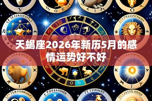 天蝎座2026年新历5月的感情运势好不好