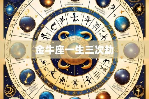 金牛座一生三次劫