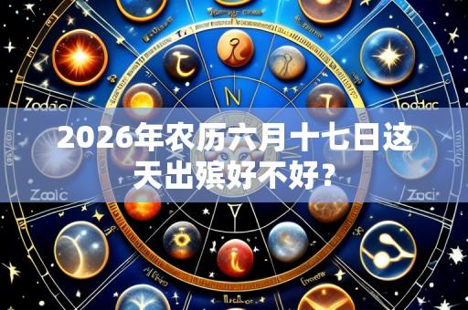 2026年农历六月十七日这天出殡好不好?