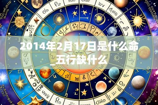2014年2月17日是什么命_五行缺什么