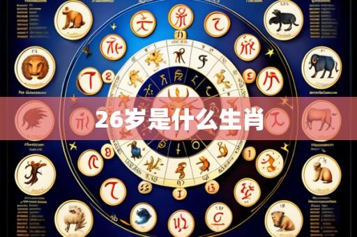 26岁是什么生肖