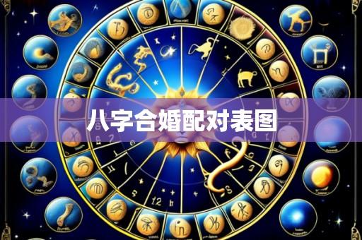 八字合婚配对表图