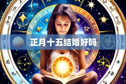 正月十五结婚好吗