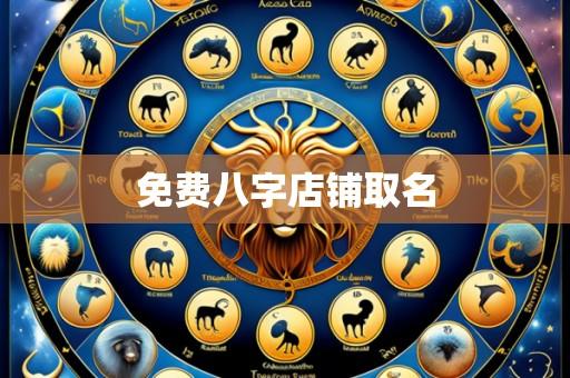 免费八字店铺取名