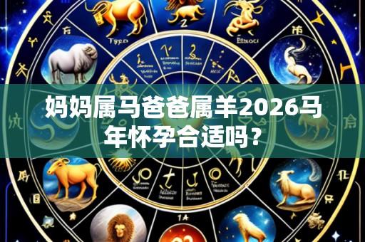 妈妈属马爸爸属羊2026马年怀孕合适吗？