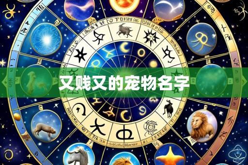 又贱又的宠物名字