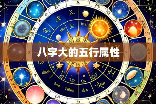 八字大的五行属性