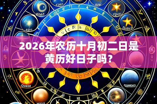 2026年农历十月初二日是黄历好日子吗?
