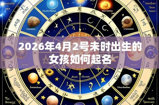 2026年4月2号未时出生的女孩如何起名