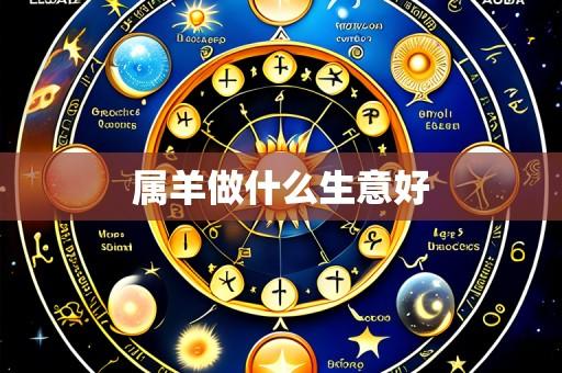 属羊做什么生意好