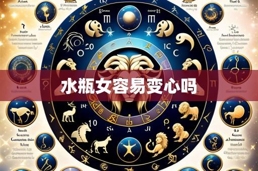水瓶女容易变心吗