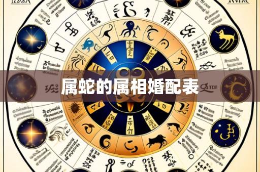属蛇的属相婚配表