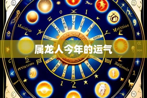 属龙人今年的运气