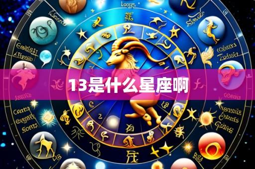 13是什么星座啊