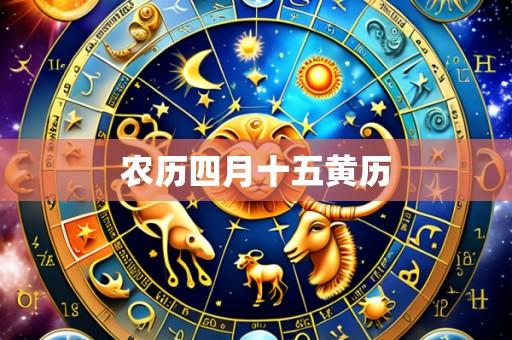 农历四月十五黄历