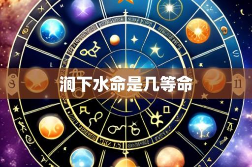 涧下水命是几等命