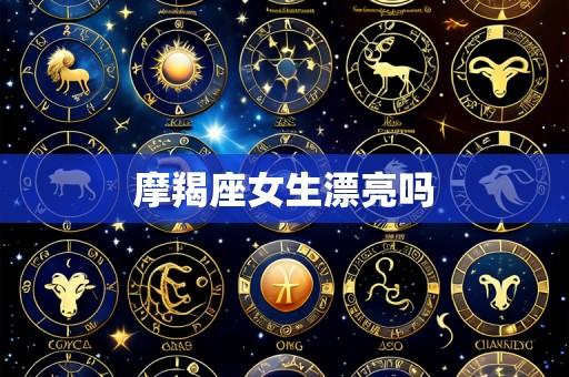 摩羯座女生漂亮吗