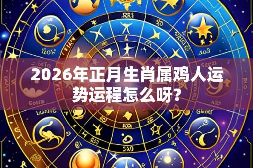 2026年正月生肖属鸡人运势运程怎么呀?