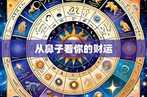 从鼻子看你的财运