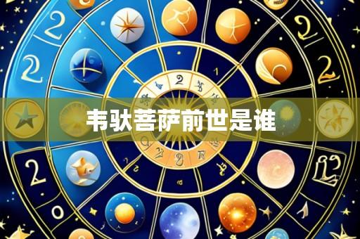 韦驮菩萨前世是谁