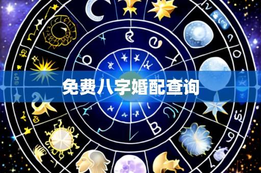 免费八字婚配查询
