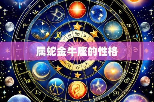 属蛇金牛座的性格