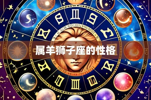 属羊狮子座的性格