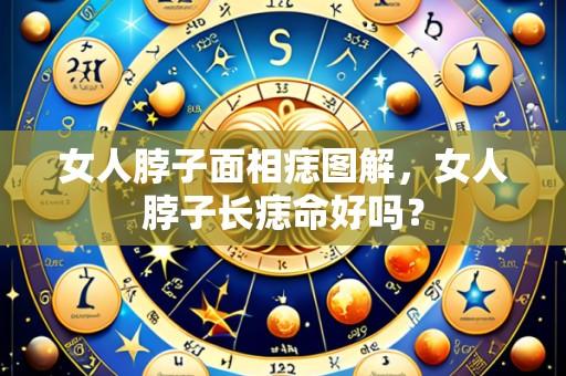 女人脖子面相痣图解,女人脖子长痣命好吗?