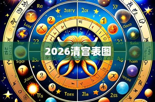 2026清宫表图