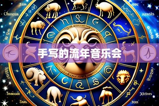 手写的流年音乐会