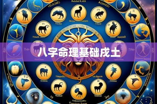 八字命理基础戌土