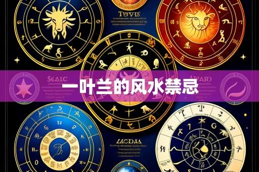 一叶兰的风水禁忌