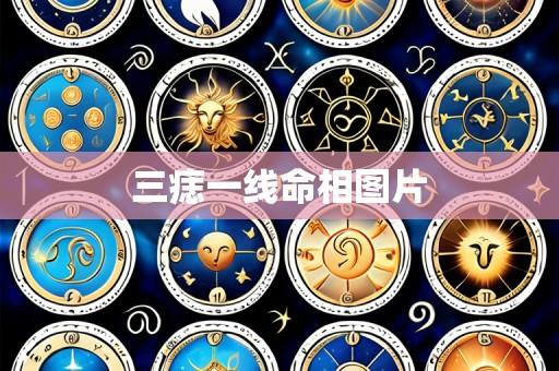 三痣一线命相图片