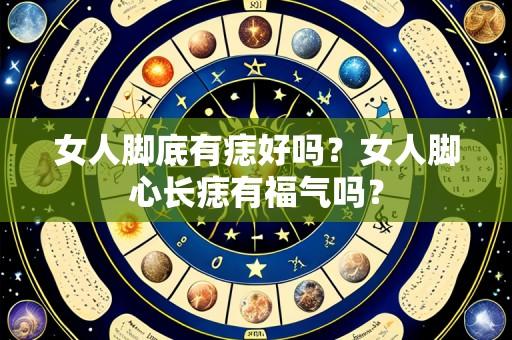 女人脚底有痣好吗?女人脚心长痣有福气吗?