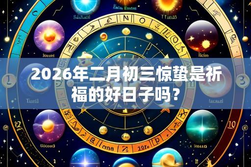 2026年二月初三惊蛰是祈福的好日子吗?