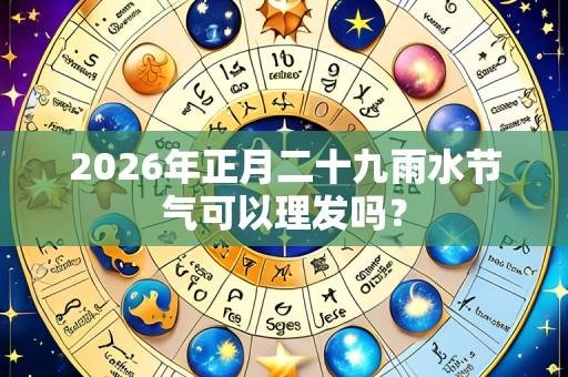 2026年正月二十九雨水节气可以理发吗？