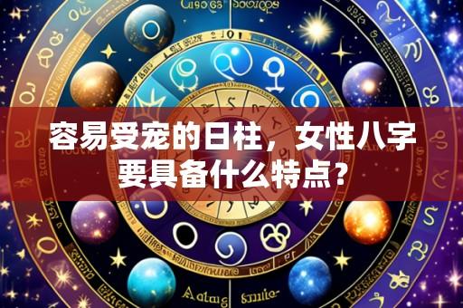 容易受宠的日柱，女性八字要具备什么特点？
