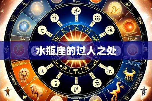 水瓶座的过人之处