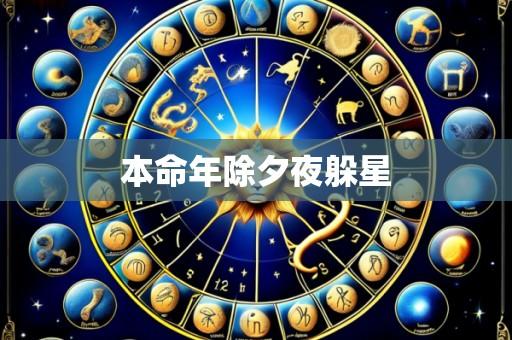 本命年除夕夜躲星